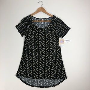 Lularoe Geometric brown NWT Classic T XS